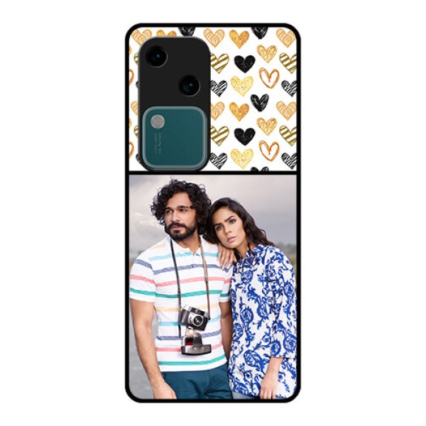 Vivo V30 5G Custom Glass Phone Case - Love Symbol Design