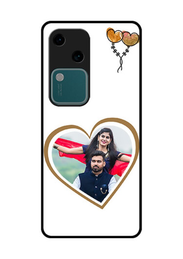 Vivo V30 5G Custom Glass Phone Case - You & Me Design
