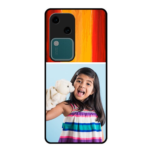 Vivo V30 5G Custom Glass Phone Case - Multi Color Design