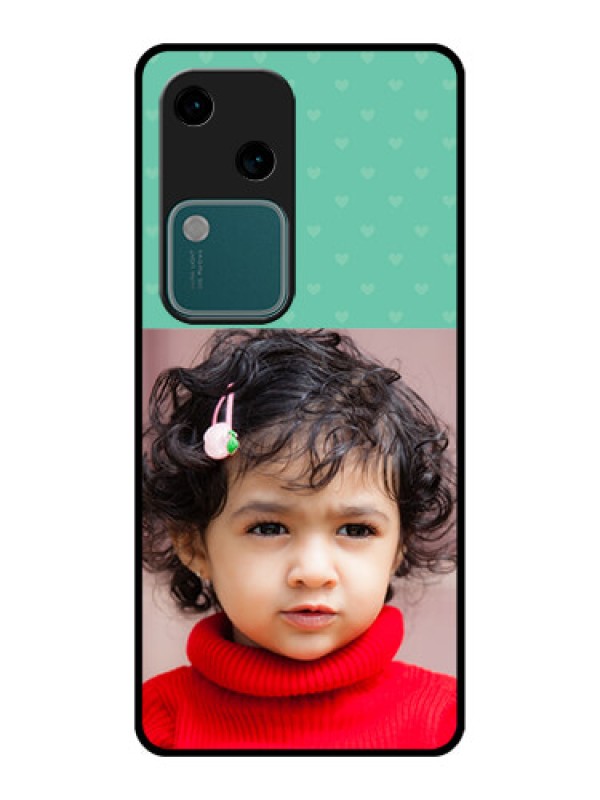 Custom Vivo V30 5G Custom Glass Phone Case - Lovers Picture Design