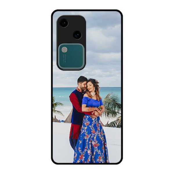 Vivo V30 5G Custom Glass Phone Case - Upload Full Picture Design Vivo V30 5G Custom Glass Phone Case - Upload Full Picture Design