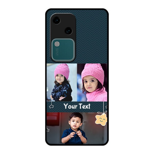 Vivo V30 5G Custom Glass Phone Case - Hanging Stars Design Vivo V30 5G Custom Glass Phone Case - Hanging Stars Design