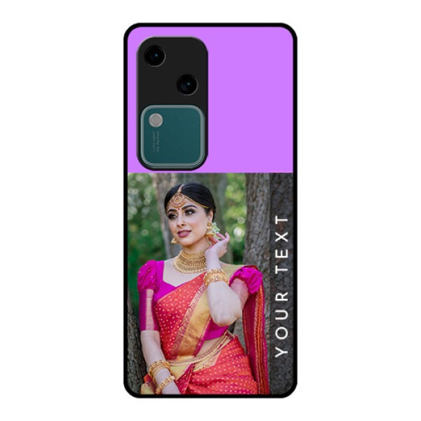 Vivo V30 5G Custom Glass Phone Case - Birthday Icons Design