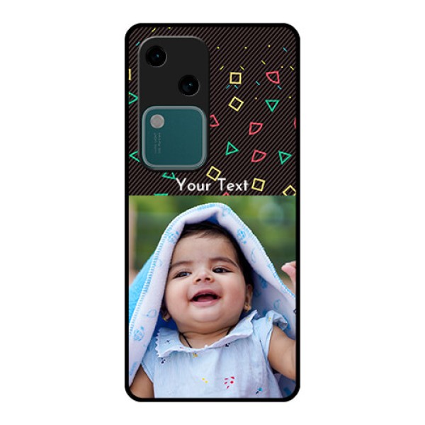 Vivo V30 5G Custom Glass Phone Case - With Confetti Birthday Design Vivo V30 5G Custom Glass Phone Case - With Confetti Birthday Design