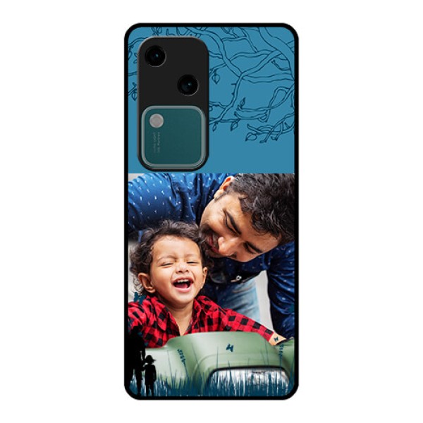 Vivo V30 5G Custom Glass Phone Case - Best Dad Design