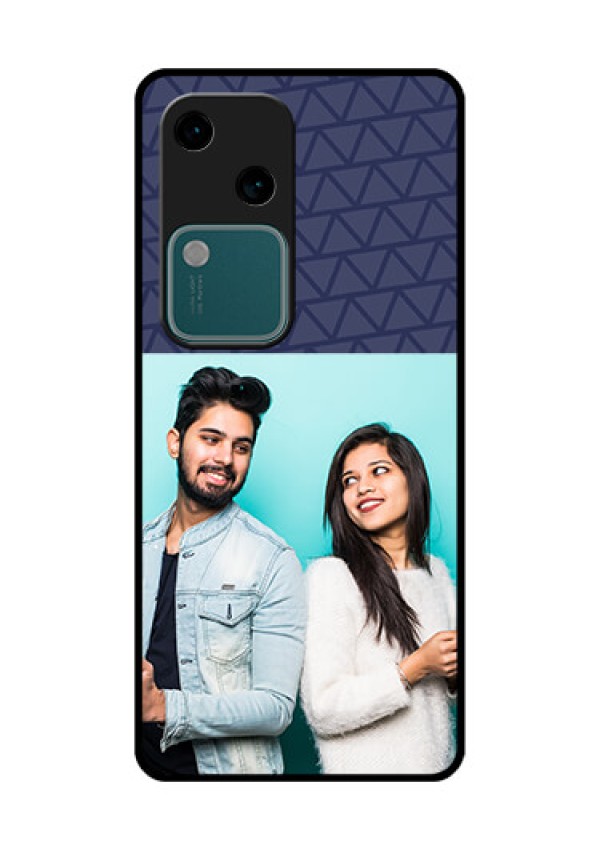 Vivo V30 5G Custom Glass Phone Case - With Best Friends Design