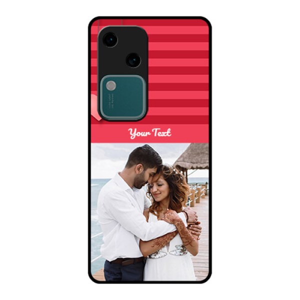 Vivo V30 5G Custom Glass Phone Case - Valentines Day Design
