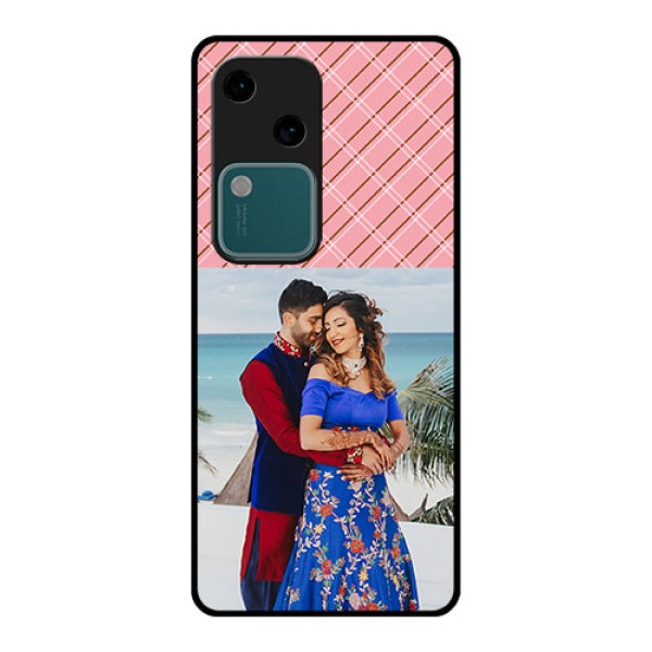 Vivo V30 5G Custom Glass Phone Case - Together Forever Design