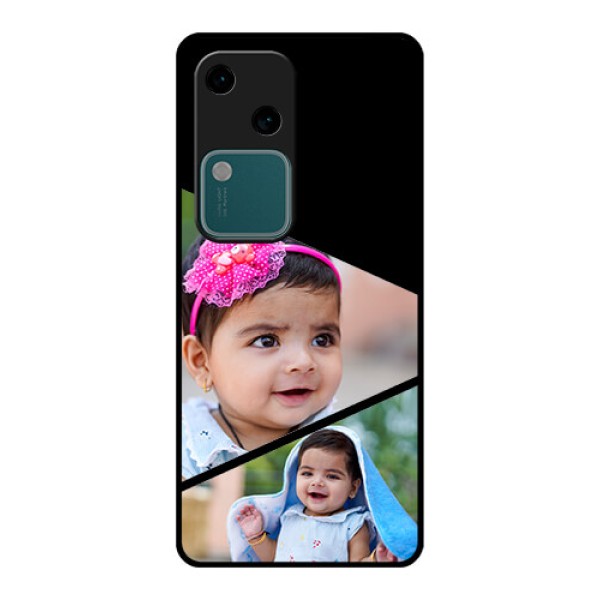 Vivo V30 5G Custom Glass Phone Case - Semi Cut Design