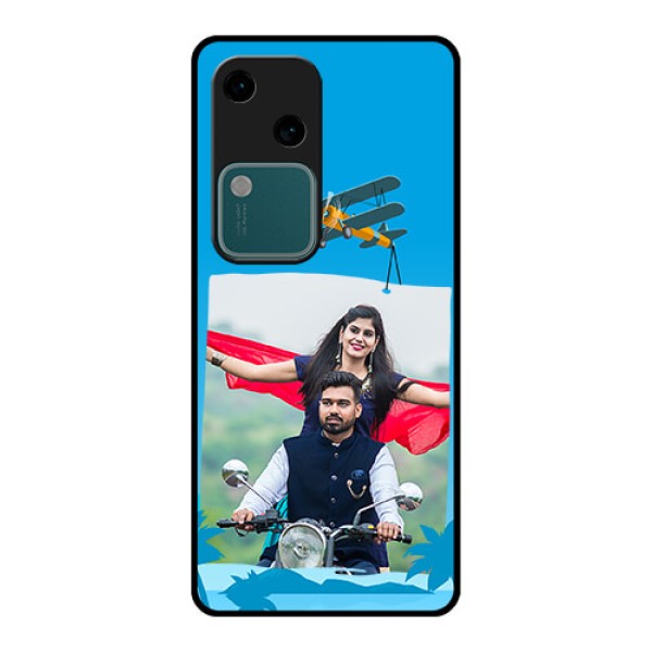 Vivo V30 5G Custom Glass Phone Case - Traveller Design