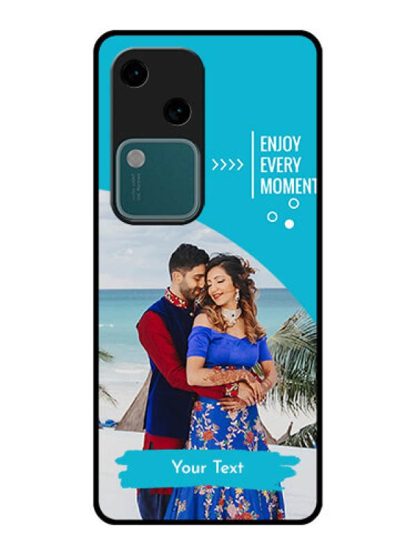 Custom Vivo V30 5G Custom Glass Phone Case - Happy Moment Design