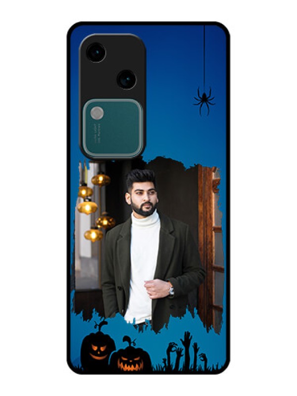 Custom Vivo V30 5G Custom Glass Phone Case - With Pro Halloween Design