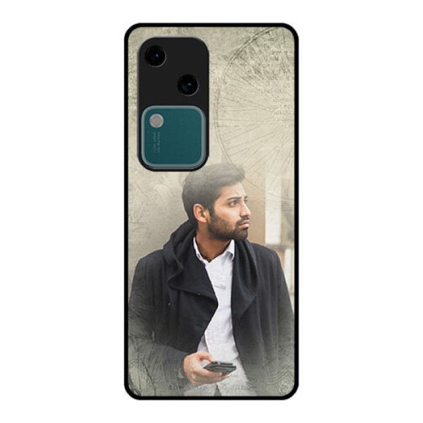 Vivo V30 5G Custom Glass Phone Case - With Vintage Design