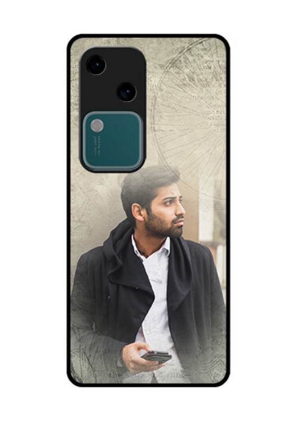 Vivo V30 5G Custom Glass Phone Case - With Vintage Design