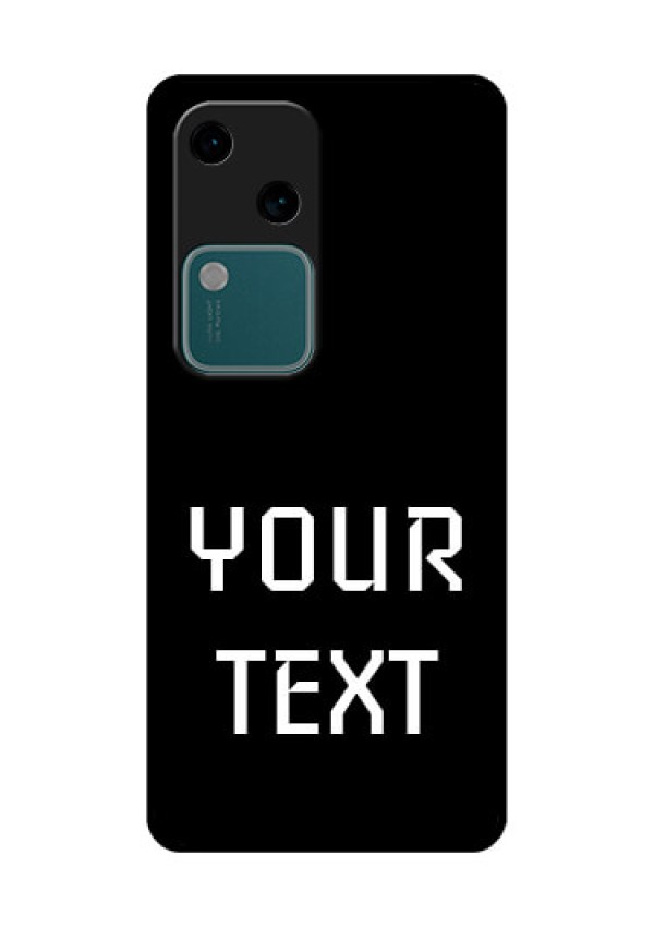 Vivo V30 5G Custom Glass Phone Case - Your Name Design