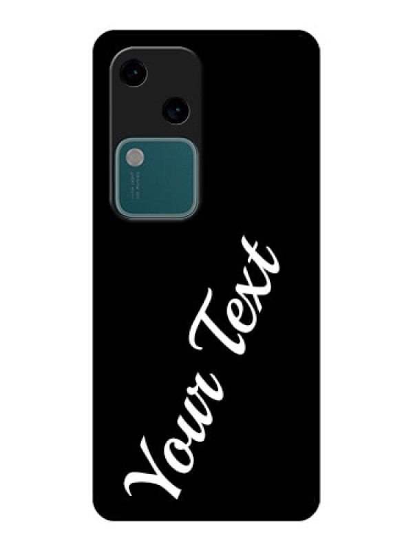 Custom Vivo V30 5G Custom Glass Phone Case - With Your Name Design