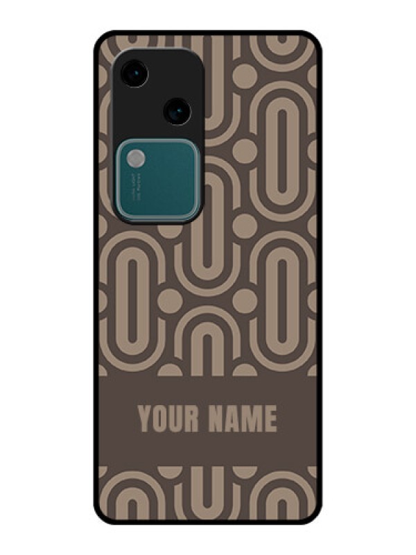 Custom Vivo V30 5G Custom Glass Phone Case - Captivating Zero Pattern Design