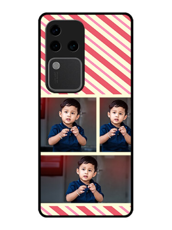 Custom Vivo V30 Pro 5G Custom Glass Phone Case - Picture Upload Mobile Case Design