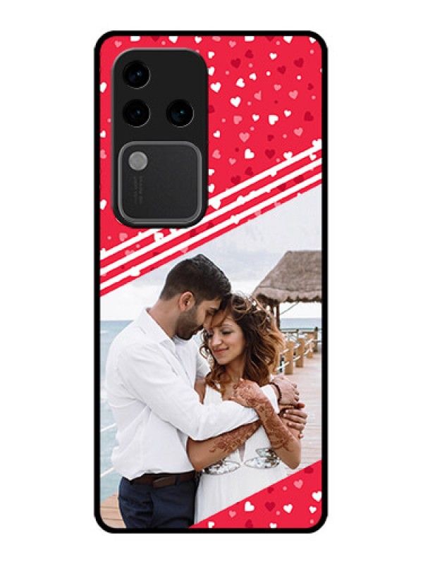 Custom Vivo V30 Pro 5G Custom Glass Phone Case - Valentines Gift Design