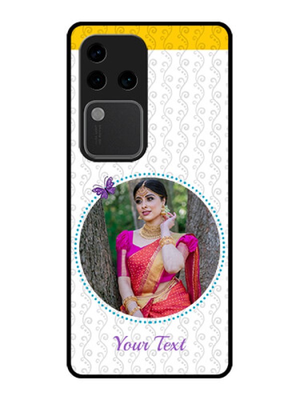 Custom Vivo V30 Pro 5G Custom Glass Phone Case - Girls Premium Case Design