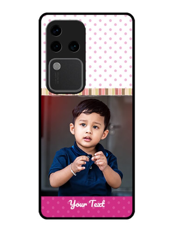 Custom Vivo V30 Pro 5G Custom Glass Phone Case - Cute Girls Cover Design