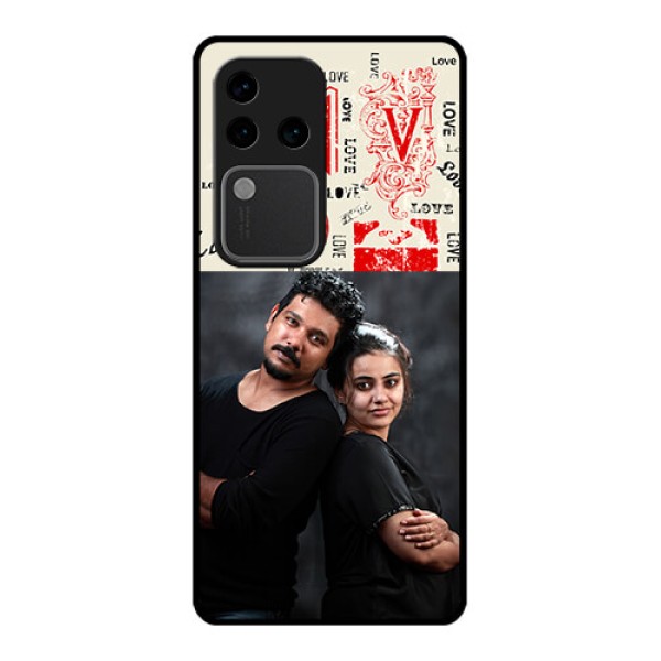Vivo V30 Pro 5G Custom Glass Phone Case - Trendy Love Design Case Vivo V30 Pro 5G Custom Glass Phone Case - Trendy Love Design Case