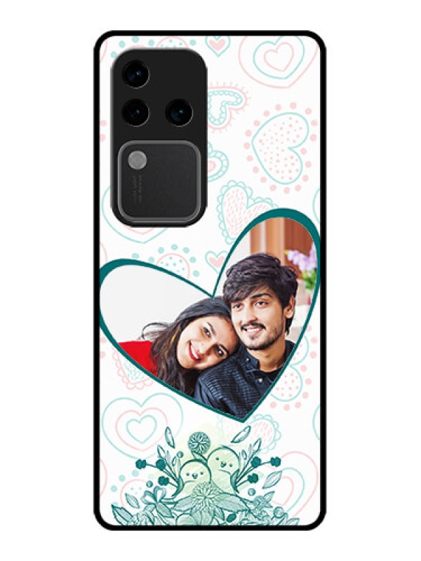 Custom Vivo V30 Pro 5G Custom Glass Phone Case - Premium Couple Design