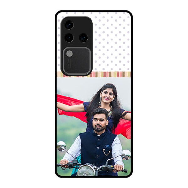 Vivo V30 Pro 5G Custom Glass Phone Case - Cute Family Design