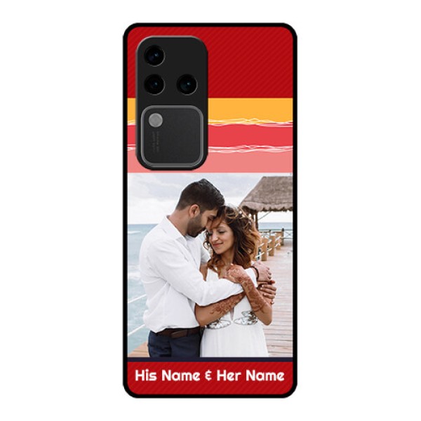 Vivo V30 Pro 5G Custom Glass Phone Case - Colorful Case Design
