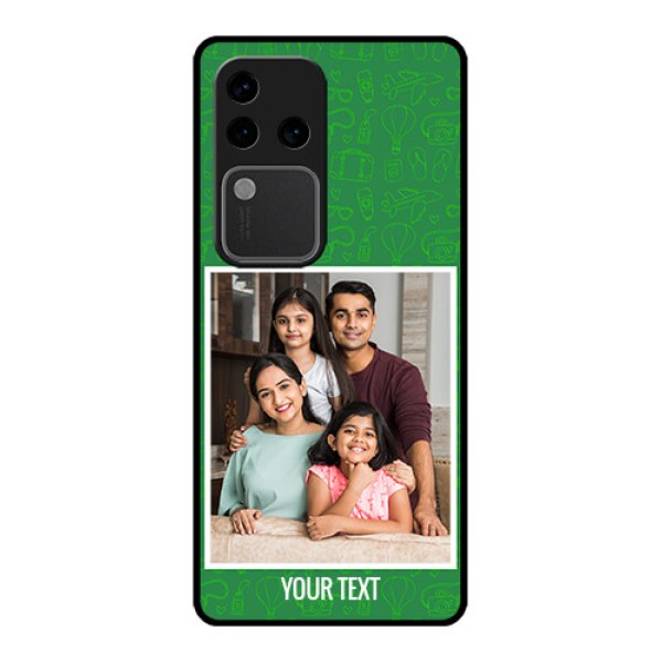 Vivo V30 Pro 5G Custom Glass Phone Case - Picture Upload Design