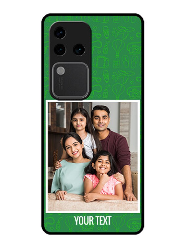 Custom Vivo V30 Pro 5G Custom Glass Phone Case - Picture Upload Design