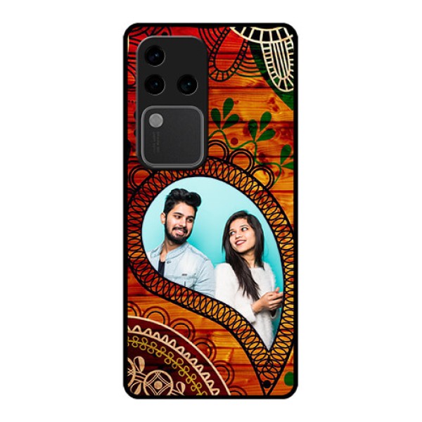 Vivo V30 Pro 5G Custom Glass Phone Case - Abstract Colorful Design