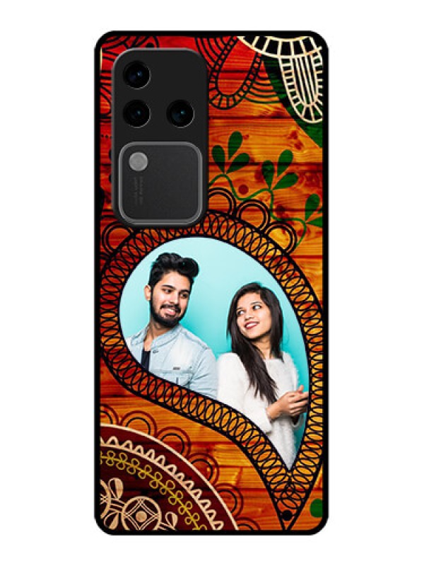 Custom Vivo V30 Pro 5G Custom Glass Phone Case - Abstract Colorful Design