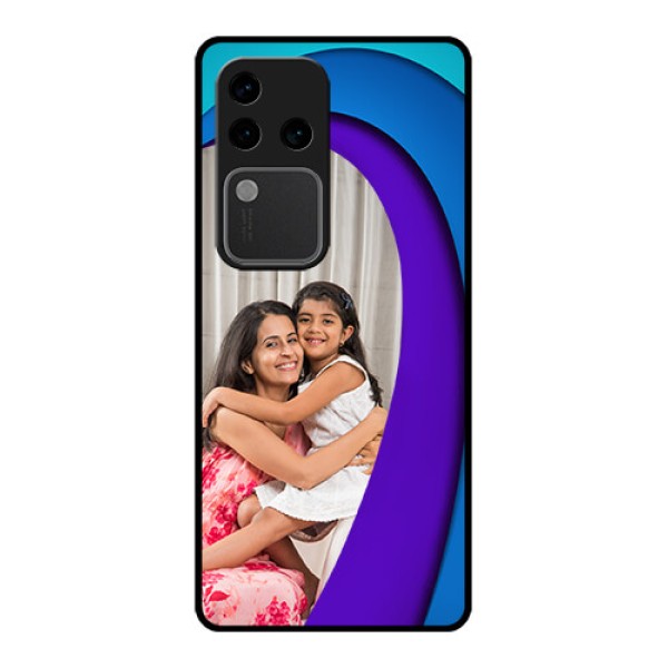 Vivo V30 Pro 5G Custom Glass Phone Case - Simple Pattern Design