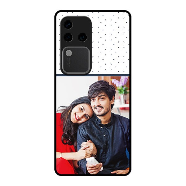 Vivo V30 Pro 5G Custom Glass Phone Case - Premium Dot Design