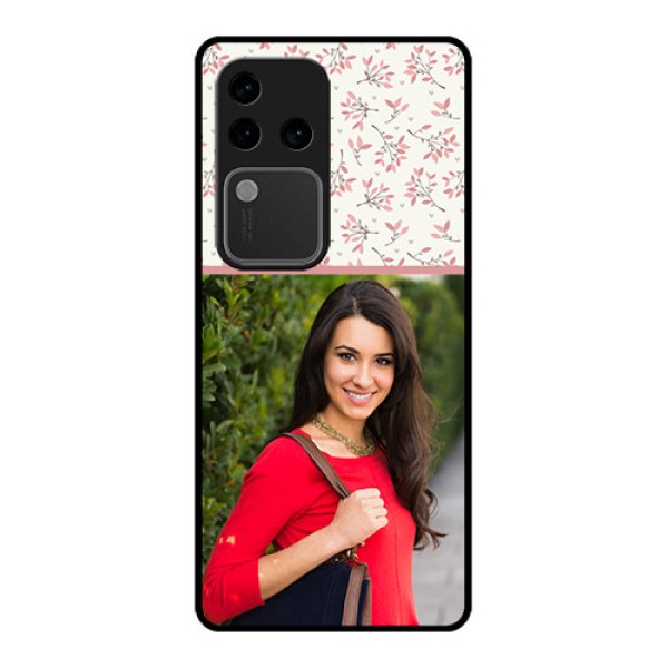 Vivo V30 Pro 5G Custom Glass Phone Case - Stunning Floral Design