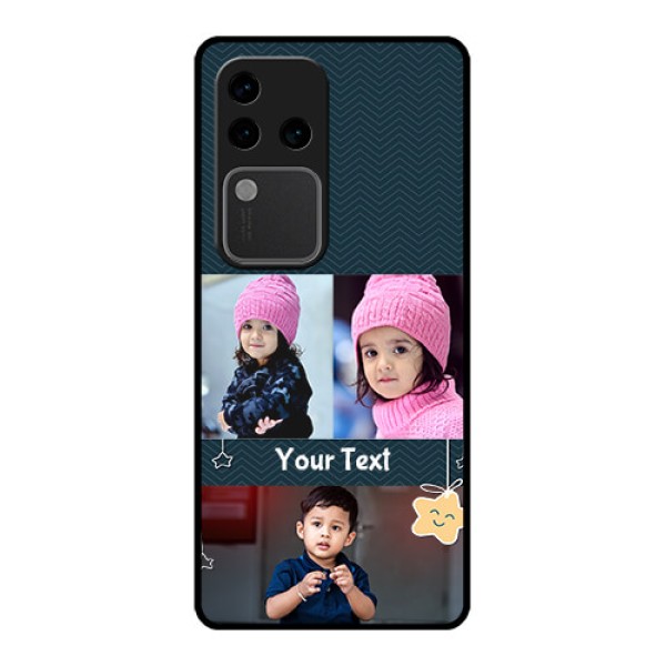 Vivo V30 Pro 5G Custom Glass Phone Case - Hanging Stars Design Vivo V30 Pro 5G Custom Glass Phone Case - Hanging Stars Design