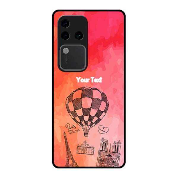 Vivo V30 Pro 5G Custom Glass Phone Case - Paris Theme Design