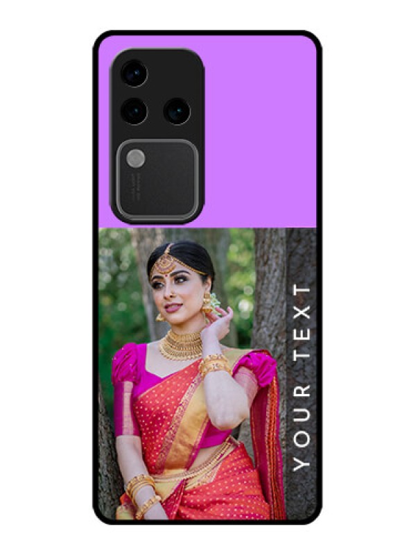 Custom Vivo V30 Pro 5G Custom Glass Phone Case - Birthday Icons Design