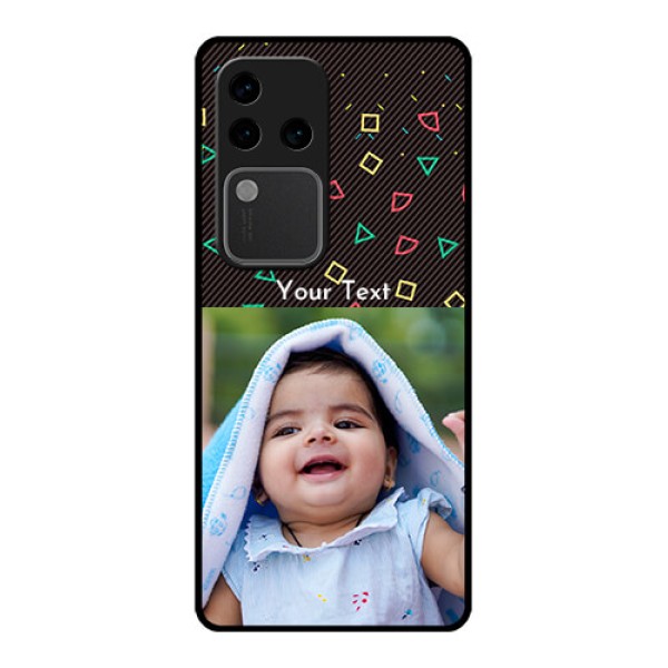 Vivo V30 Pro 5G Custom Glass Phone Case - With Confetti Birthday Design Vivo V30 Pro 5G Custom Glass Phone Case - With Confetti Birthday Design