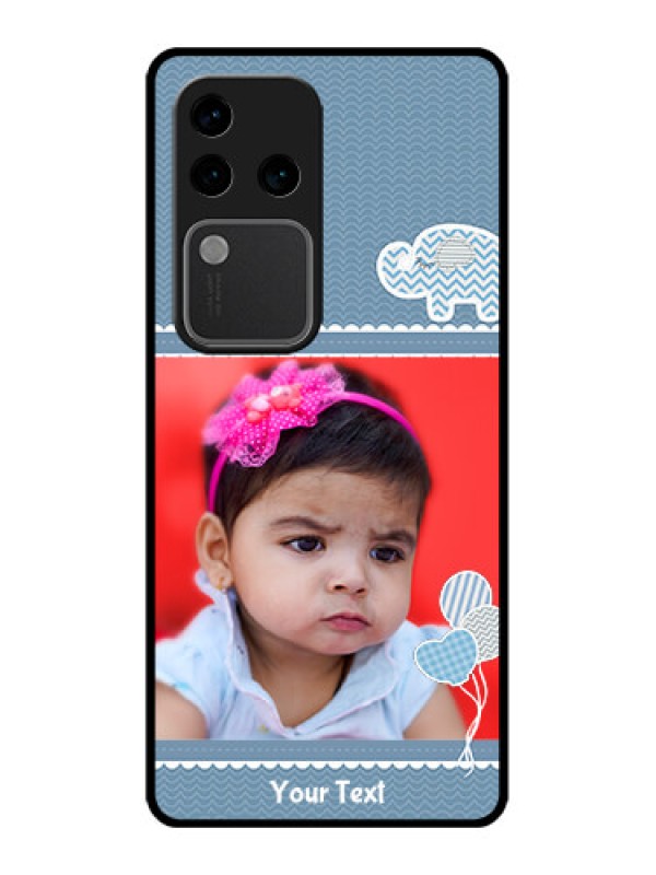 Custom Vivo V30 Pro 5G Custom Glass Phone Case - With Kids Pattern Design