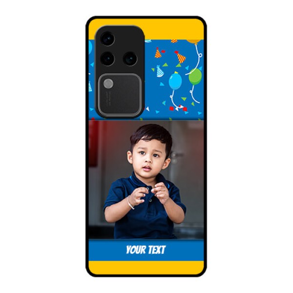 Vivo V30 Pro 5G Custom Glass Phone Case - Birthday Wishes Design