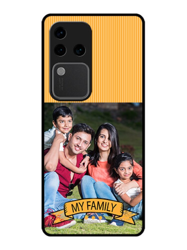 Custom Vivo V30 Pro 5G Custom Glass Phone Case - My Family Design