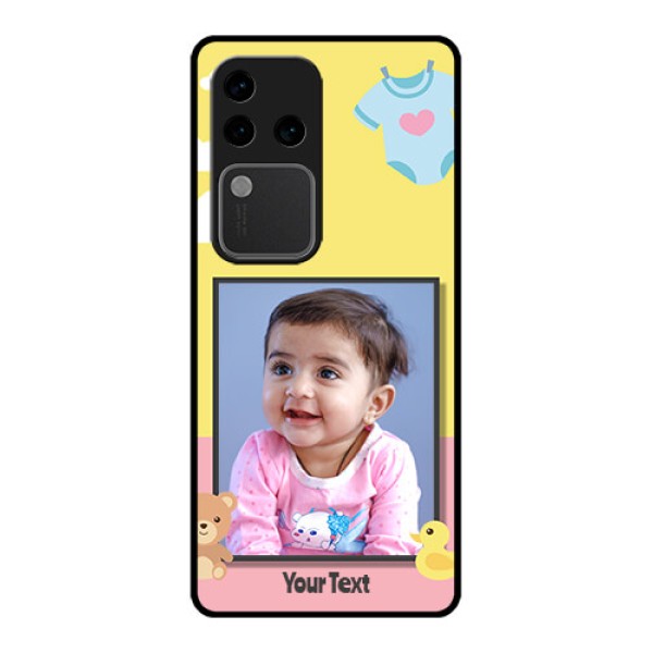 Vivo V30 Pro 5G Custom Glass Phone Case - Kids 2 Color Design Vivo V30 Pro 5G Custom Glass Phone Case - Kids 2 Color Design