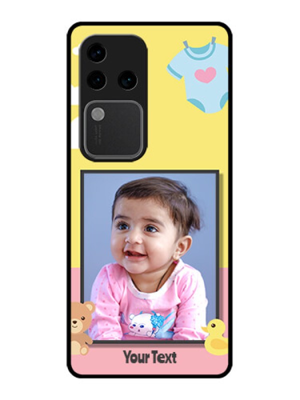 Custom Vivo V30 Pro 5G Custom Glass Phone Case - Kids 2 Color Design
