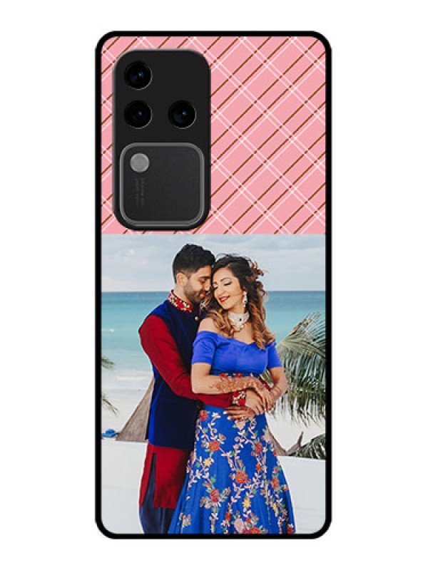 Custom Vivo V30 Pro 5G Custom Glass Phone Case - Together Forever Design