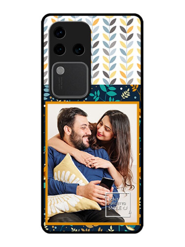 Custom Vivo V30 Pro 5G Custom Glass Phone Case - Pattern Design