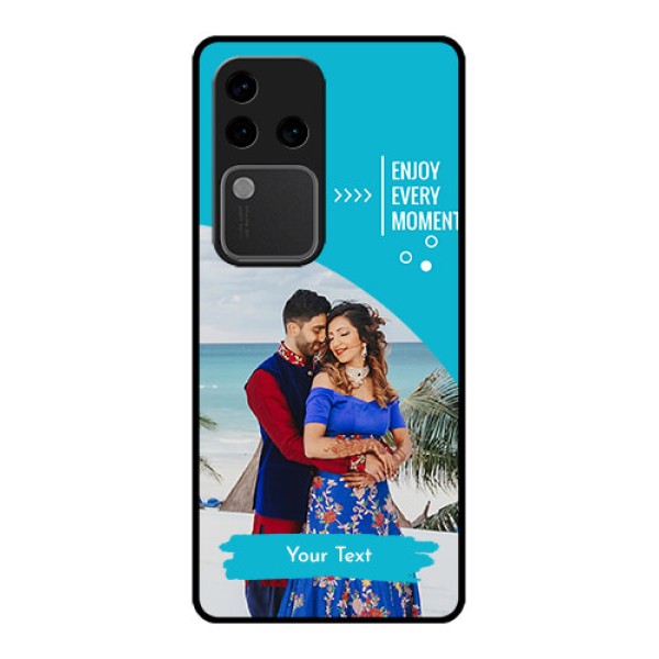 Vivo V30 Pro 5G Custom Glass Phone Case - Happy Moment Design