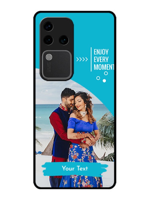 Custom Vivo V30 Pro 5G Custom Glass Phone Case - Happy Moment Design