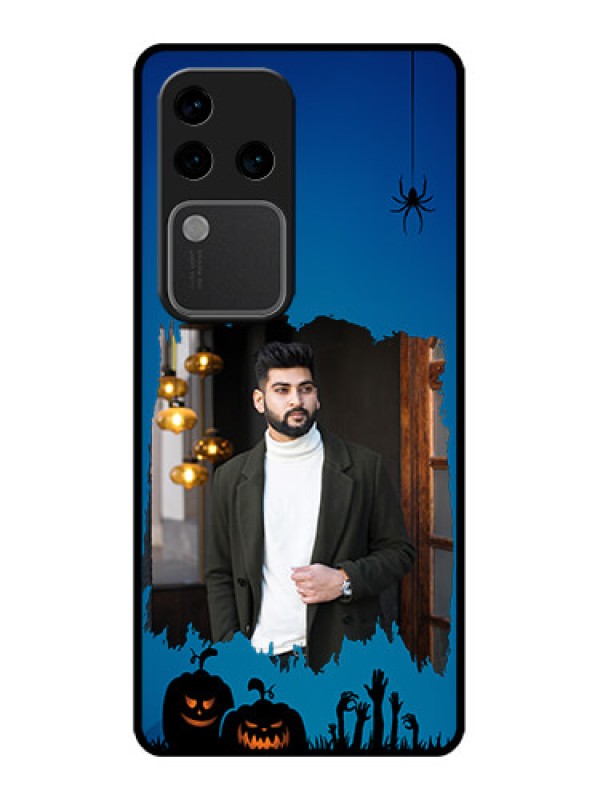 Custom Vivo V30 Pro 5G Custom Glass Phone Case - With Pro Halloween Design